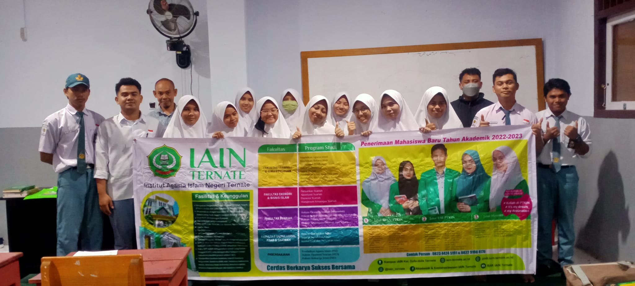 Sosialisasi Pendaftaran Mahasiswa baru IAIN KOTA TERNATE