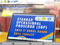 Sosialisasi SOP SMA IT Nurul Hasan Ternate